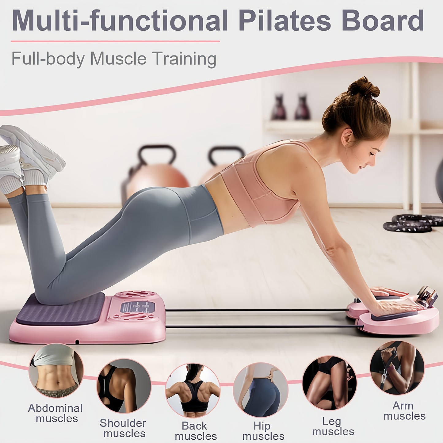 Pilates Bed Set, 8-in-1 Portable And Foldable