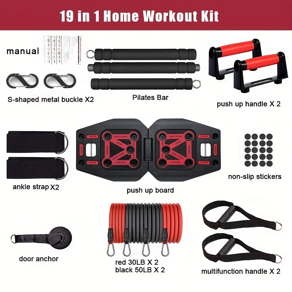 Portable Workout System 17 Fitness Accessories