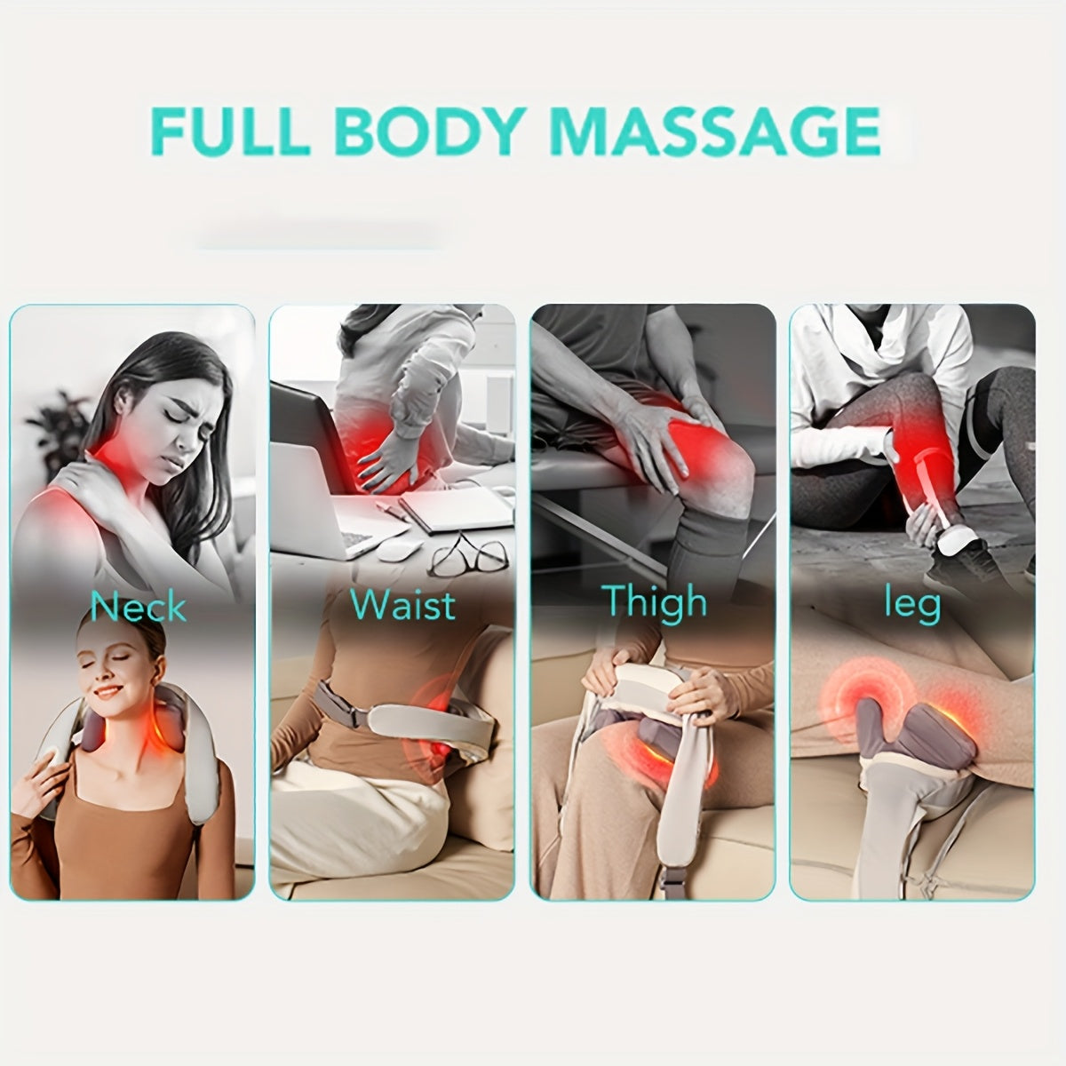 The 6D Full-Body Heating Electric Massager