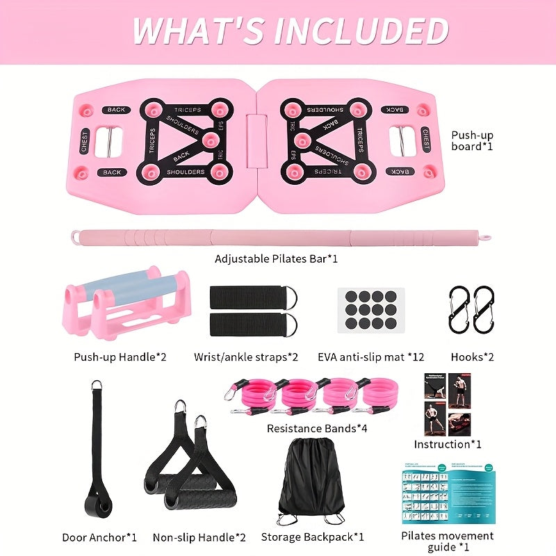 Portable Workout System 17 Fitness Accessories